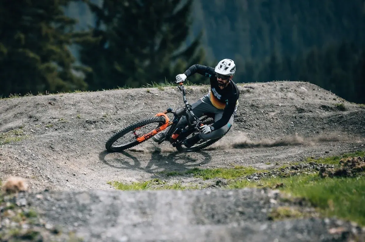 Riding at Czarna Góra Bike Park